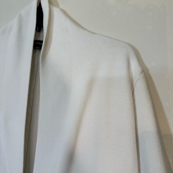 SUMMERSALT The Ribbed Sweater Blazer in White Sand | Size Small - Picture 10 of 16